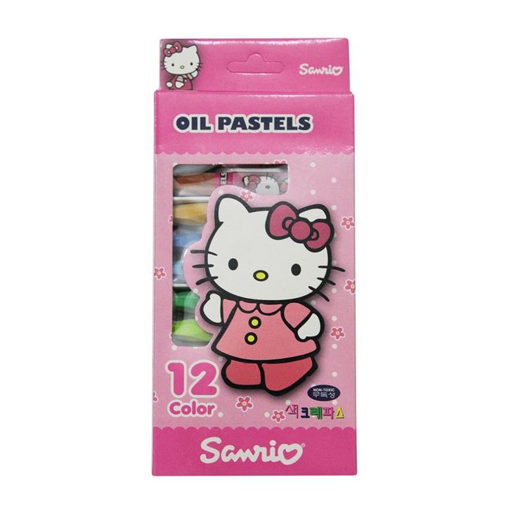 پاستل 12 رنگ مدل گربه کد 139